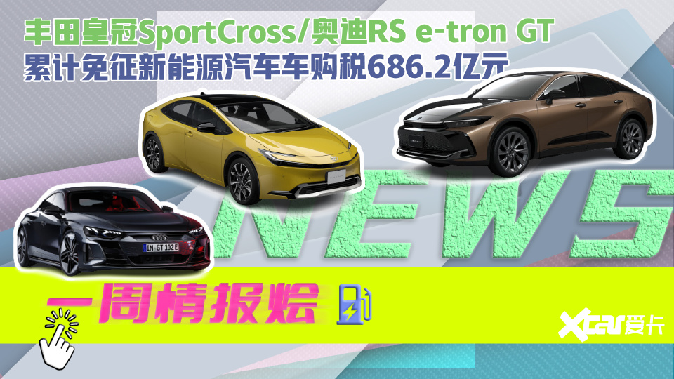 一周情报烩丨丰田皇冠SportCross/奥迪RS e-tron GT