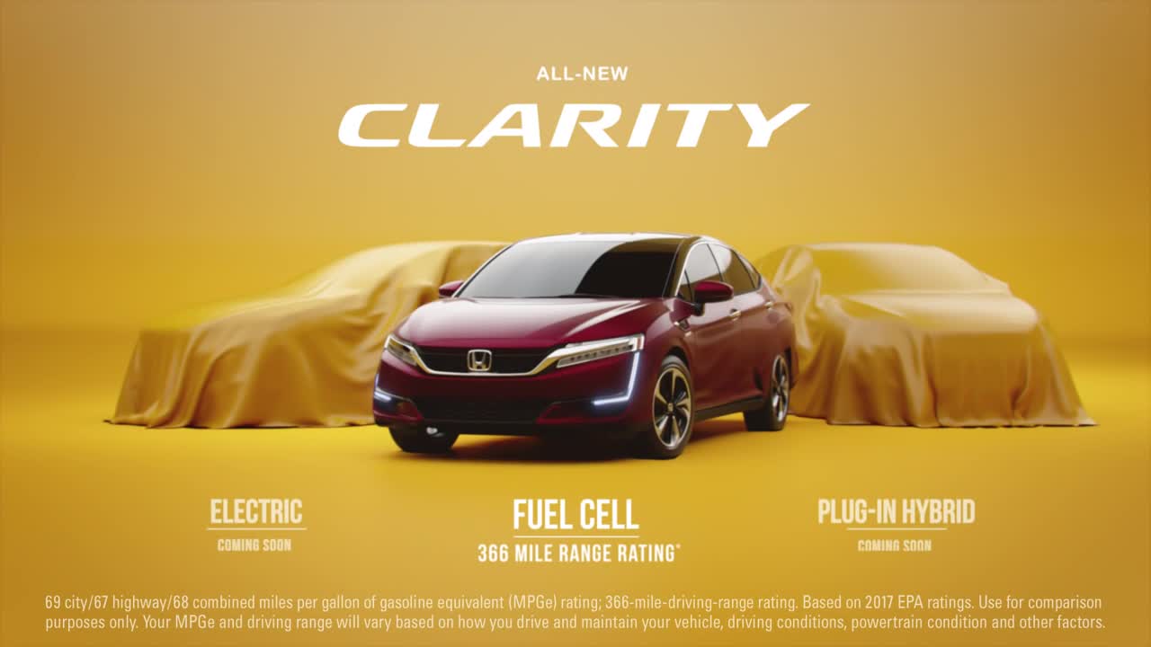 2017款本田CLARITY燃料电池 更快更环保
